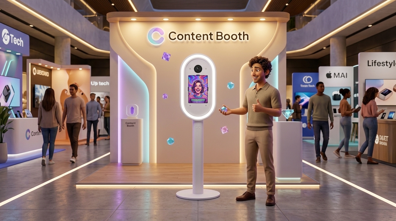 Tótem Booth en un evento real